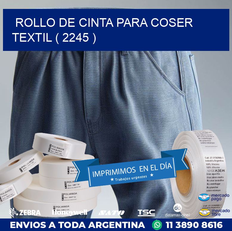 ROLLO DE CINTA PARA COSER TEXTIL ( 2245 )
