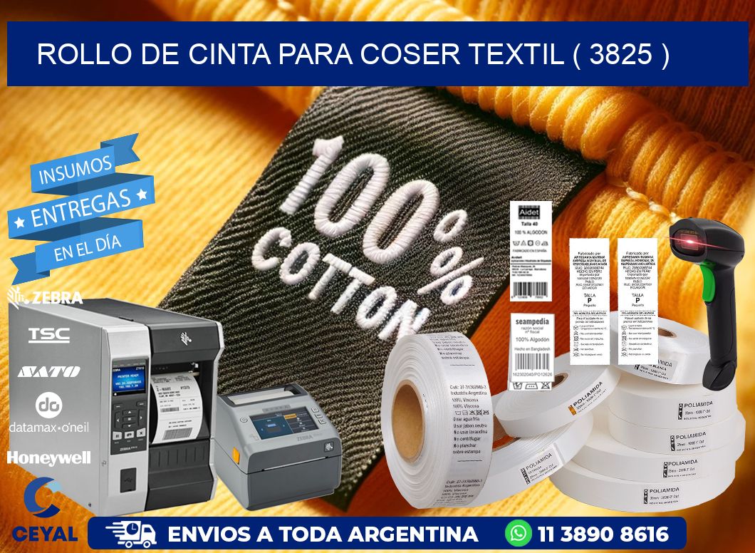 ROLLO DE CINTA PARA COSER TEXTIL ( 3825 )