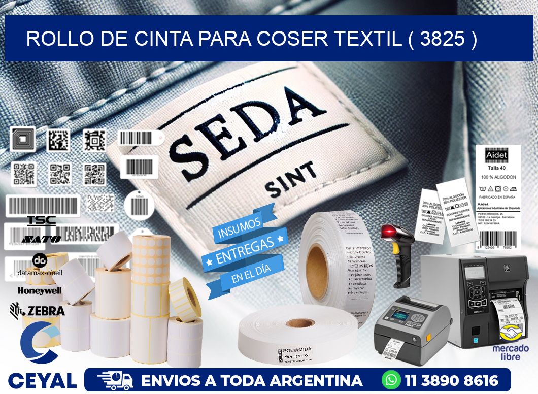 ROLLO DE CINTA PARA COSER TEXTIL ( 3825 )