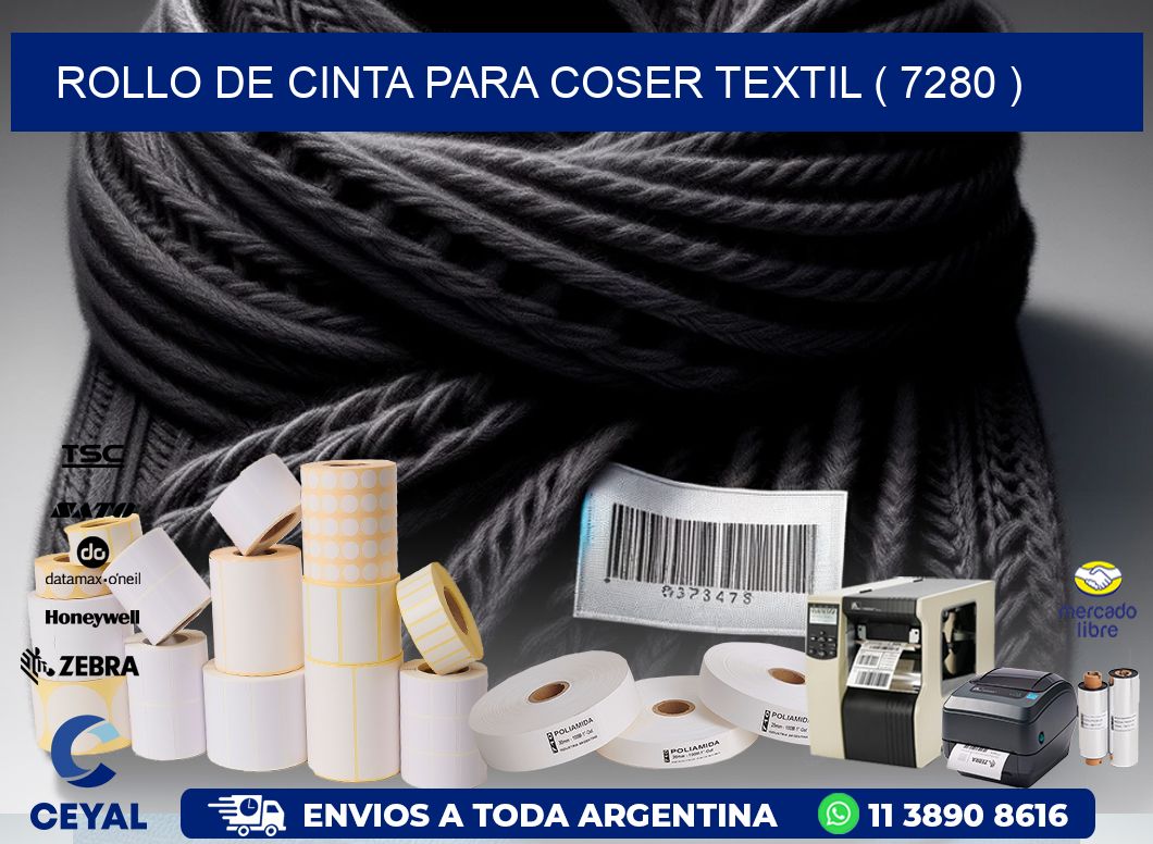ROLLO DE CINTA PARA COSER TEXTIL ( 7280 )