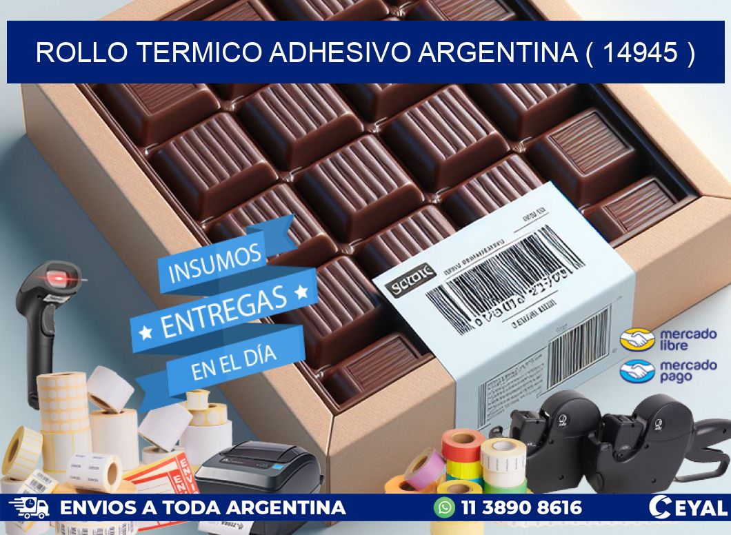 ROLLO TERMICO ADHESIVO ARGENTINA ( 14945 )