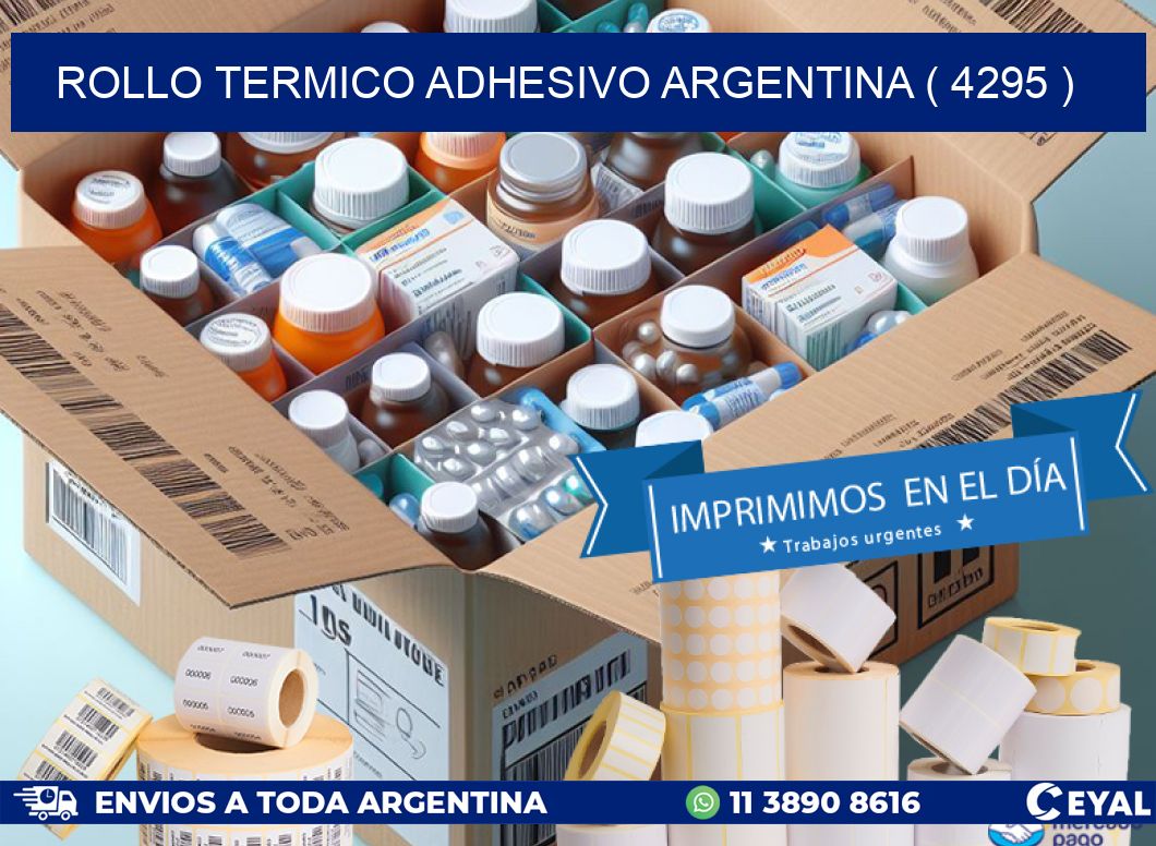 ROLLO TERMICO ADHESIVO ARGENTINA ( 4295 )