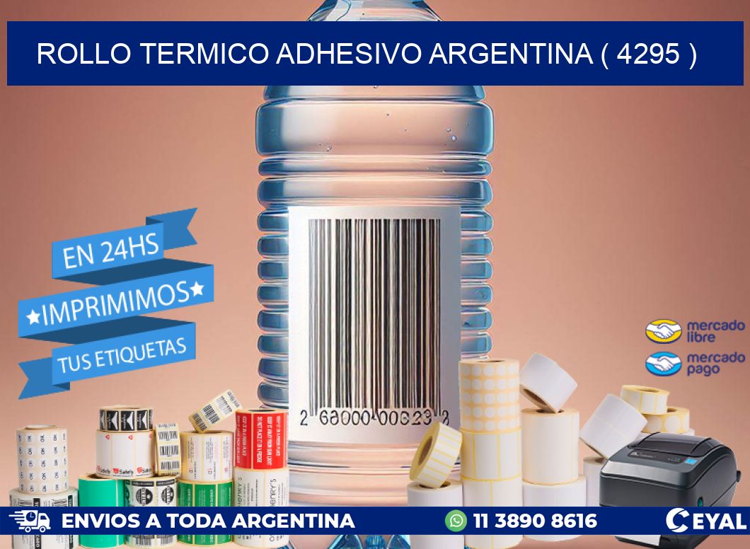 ROLLO TERMICO ADHESIVO ARGENTINA ( 4295 )