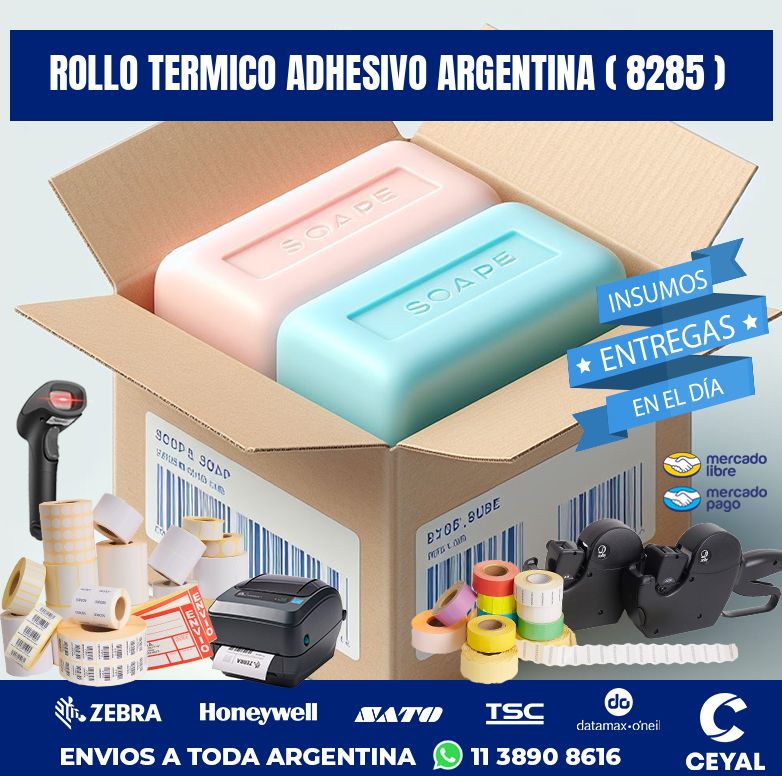 ROLLO TERMICO ADHESIVO ARGENTINA ( 8285 )