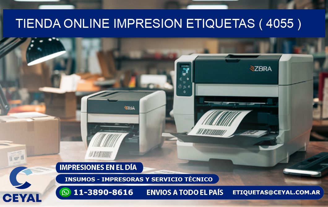 TIENDA ONLINE IMPRESION ETIQUETAS ( 4055 )
