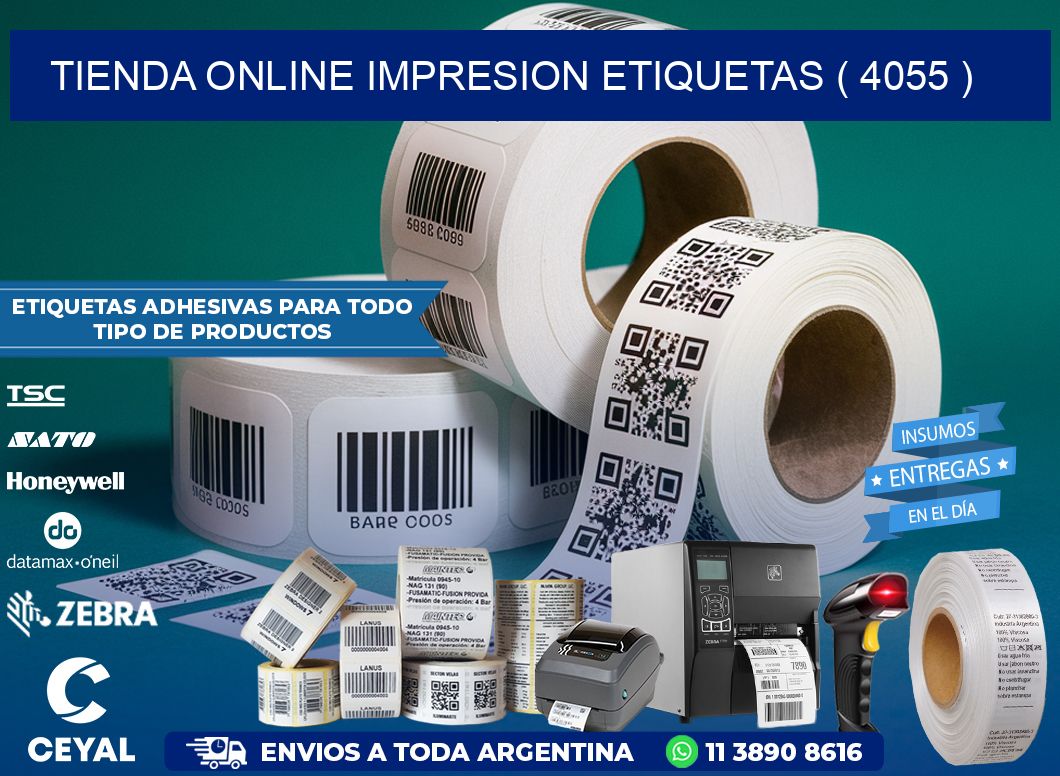 TIENDA ONLINE IMPRESION ETIQUETAS ( 4055 )