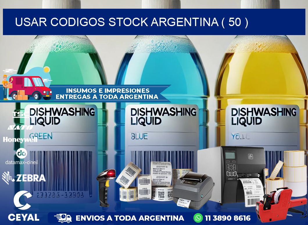 USAR CODIGOS STOCK ARGENTINA ( 50 )