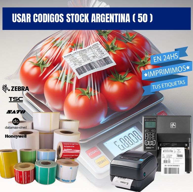 USAR CODIGOS STOCK ARGENTINA ( 50 )