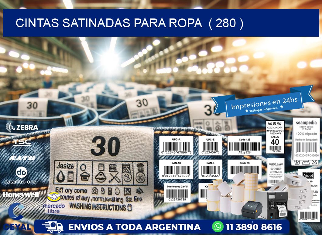 cintas satinadas para ropa ( 280 )