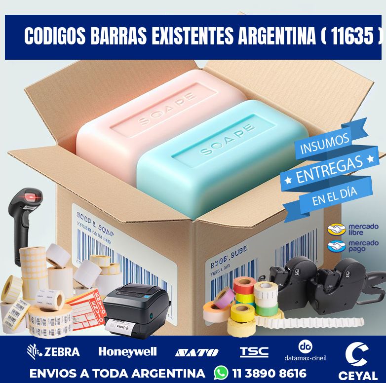 codigos barras existentes argentina ( 11635 )