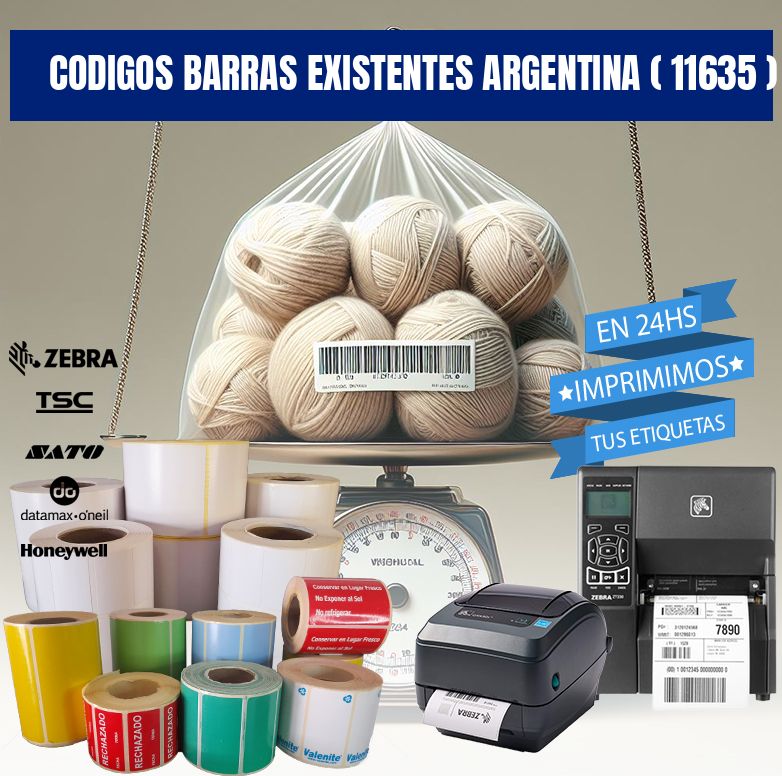 codigos barras existentes argentina ( 11635 )