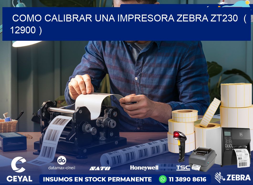 como calibrar una impresora zebra zt230  ( 12900 )