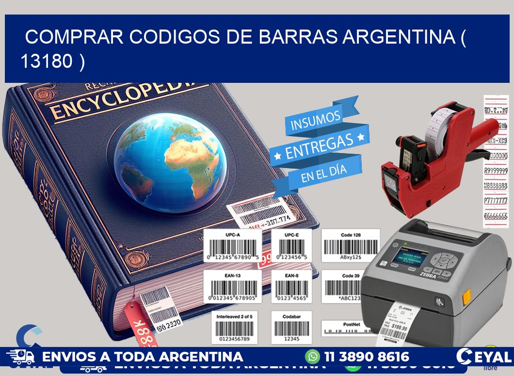 comprar codigos de barras argentina ( 13180 )