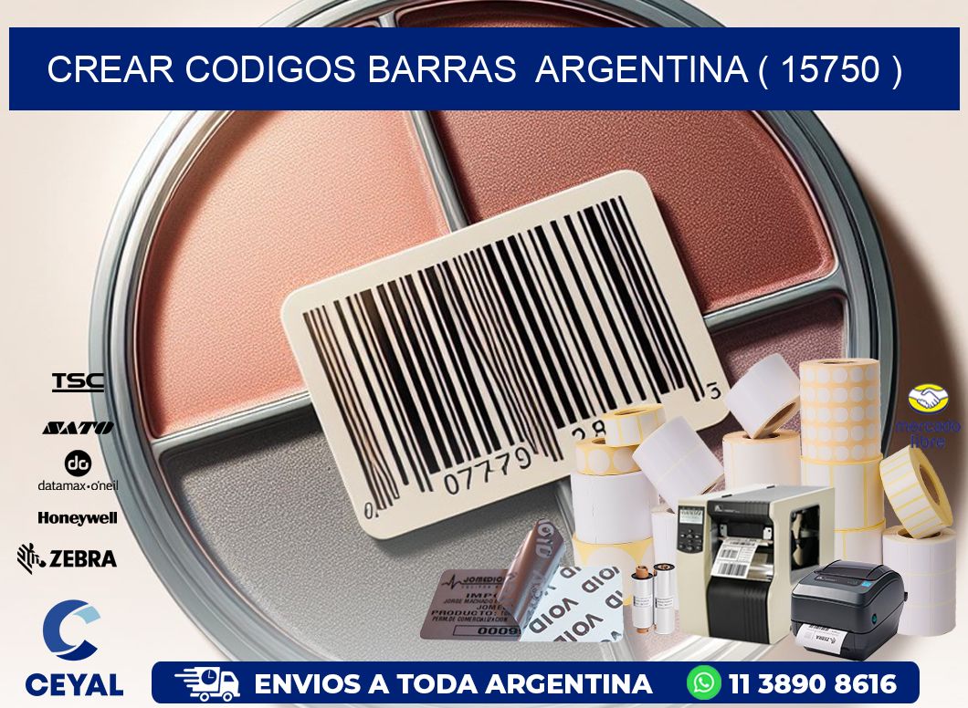 crear codigos barras  argentina ( 15750 )