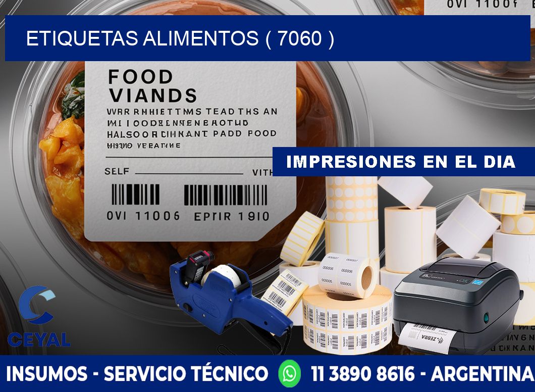 etiquetas alimentos ( 7060 )