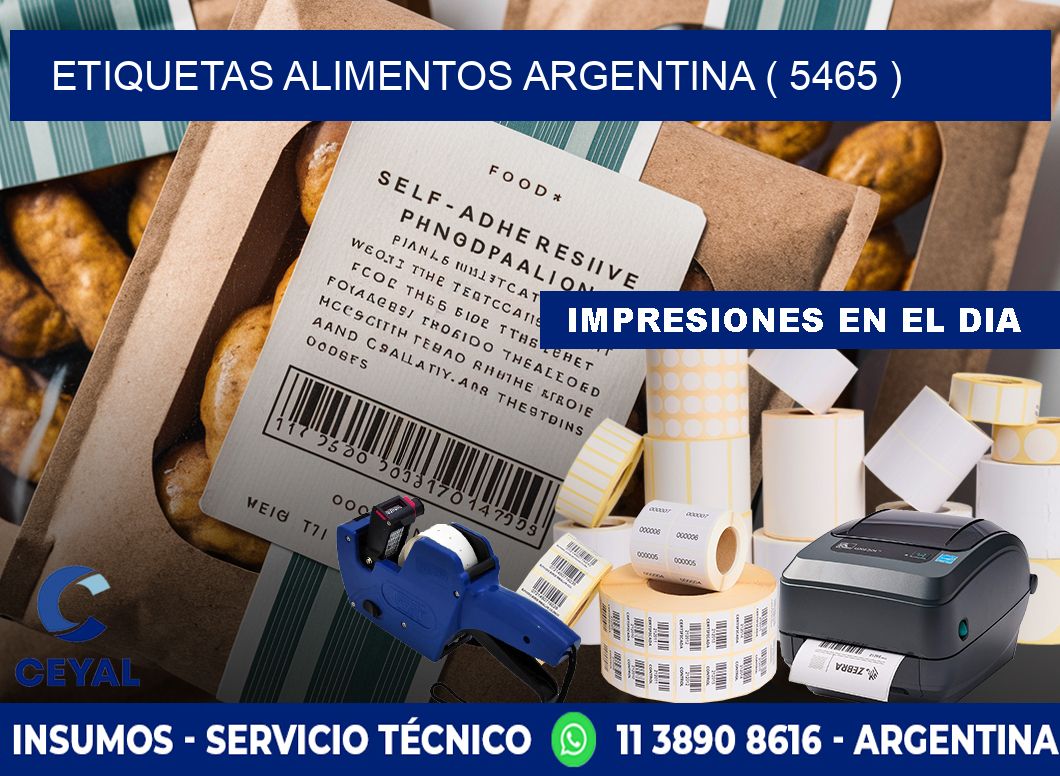 etiquetas alimentos argentina ( 5465 )