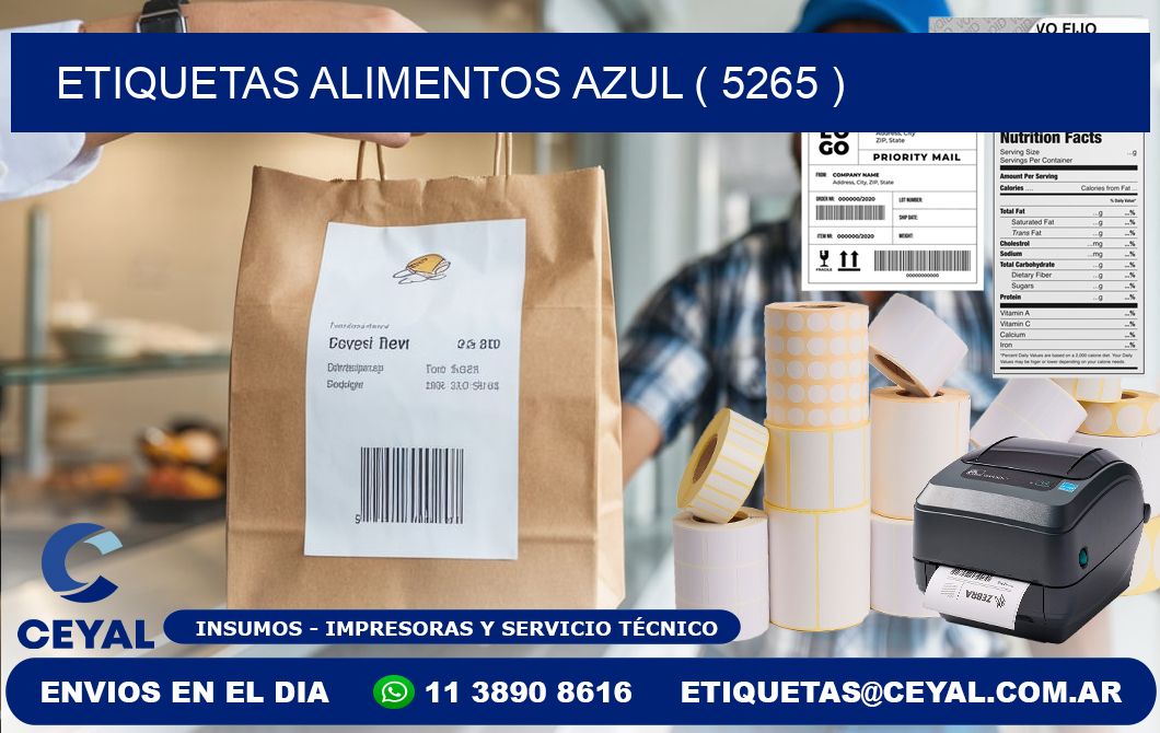 etiquetas alimentos azul ( 5265 )