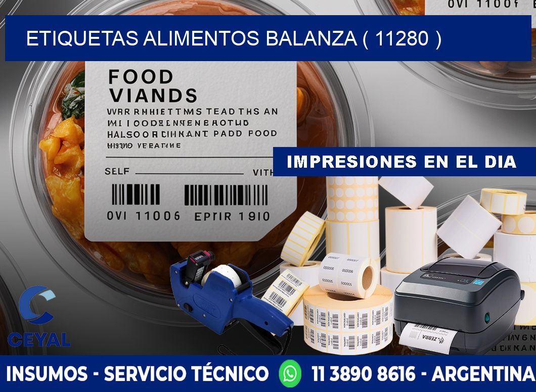 etiquetas alimentos balanza ( 11280 )