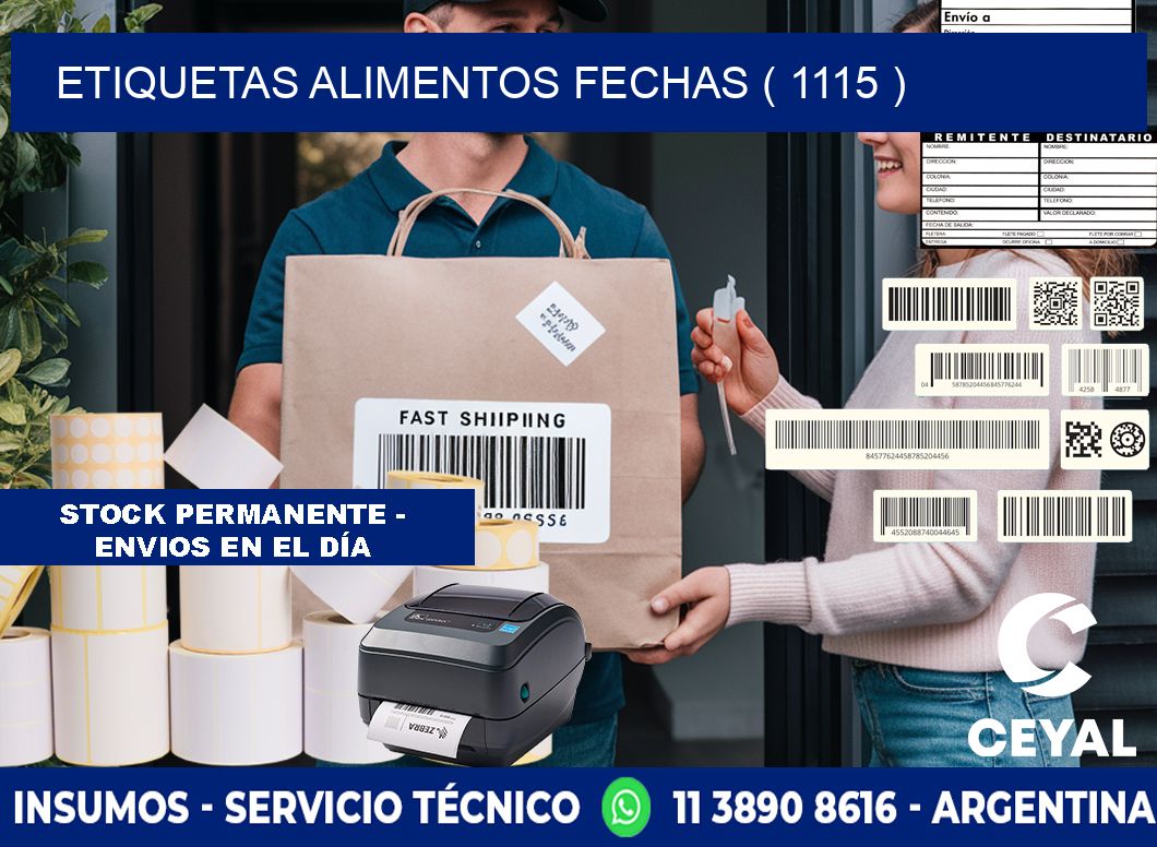 etiquetas alimentos fechas ( 1115 )