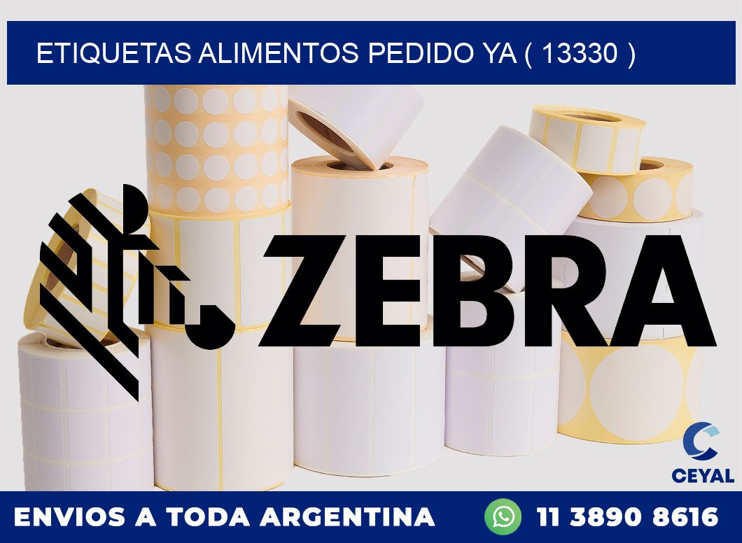 etiquetas alimentos pedido ya ( 13330 )