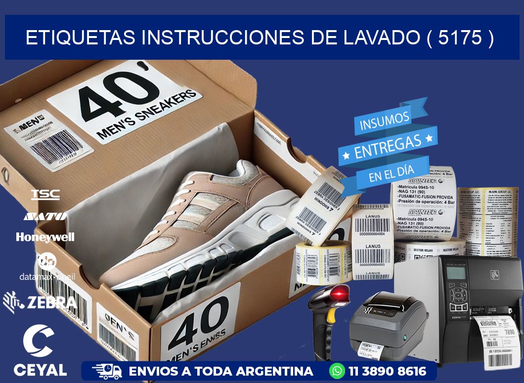 etiquetas instrucciones de lavado ( 5175 )