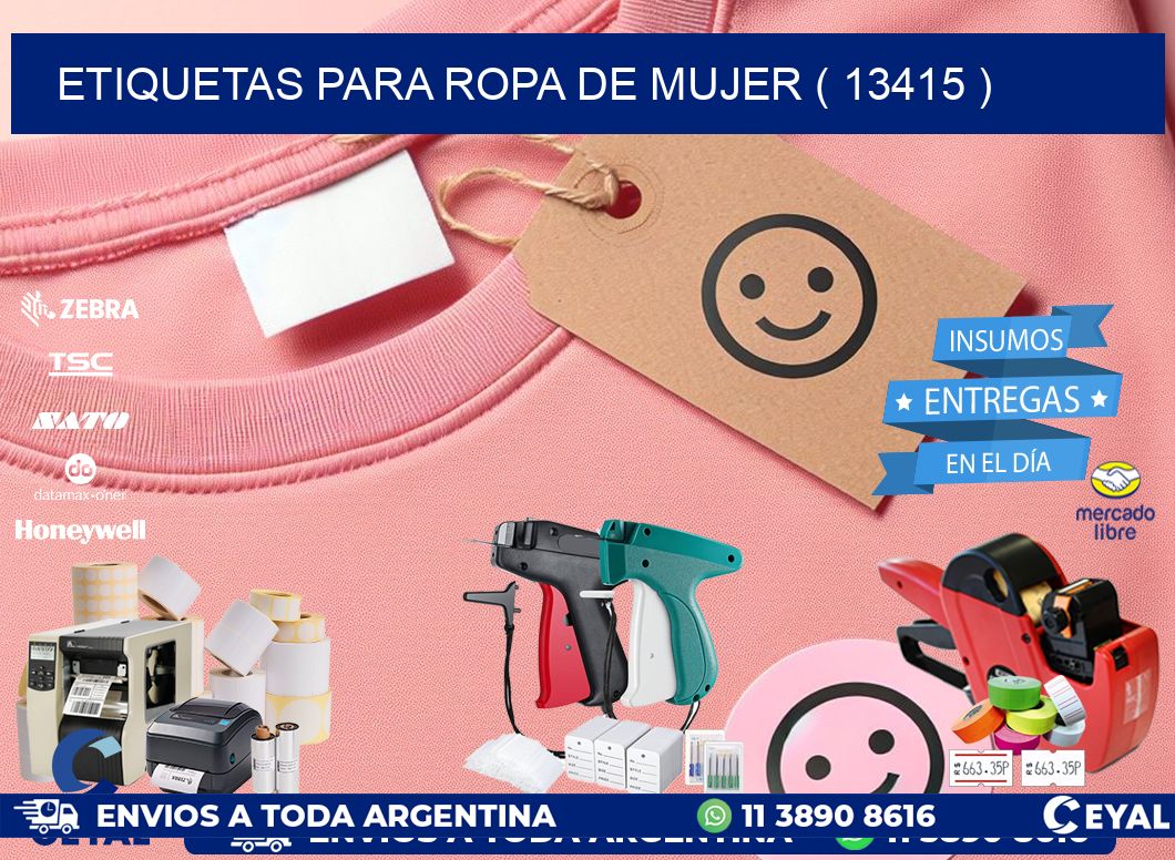 etiquetas para ropa de mujer ( 13415 )