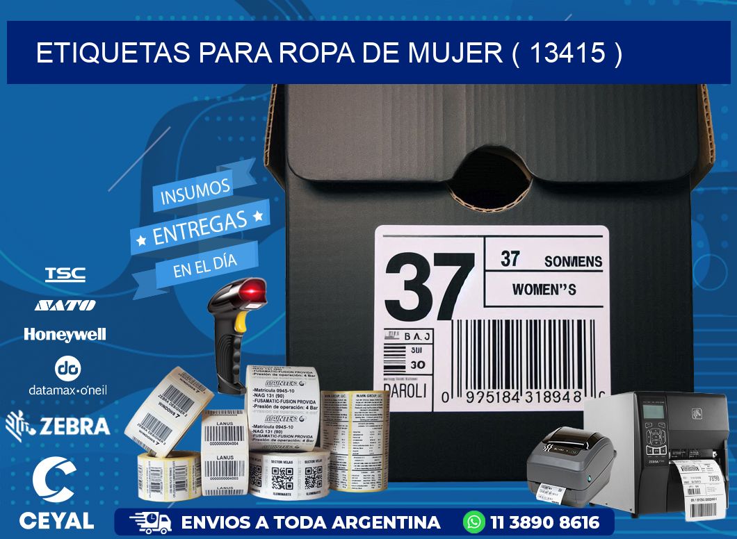 etiquetas para ropa de mujer ( 13415 )
