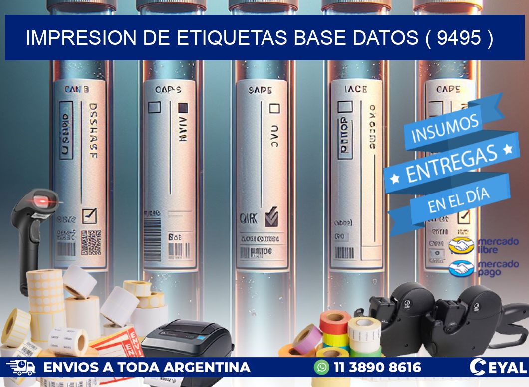 impresion de etiquetas base datos ( 9495 )