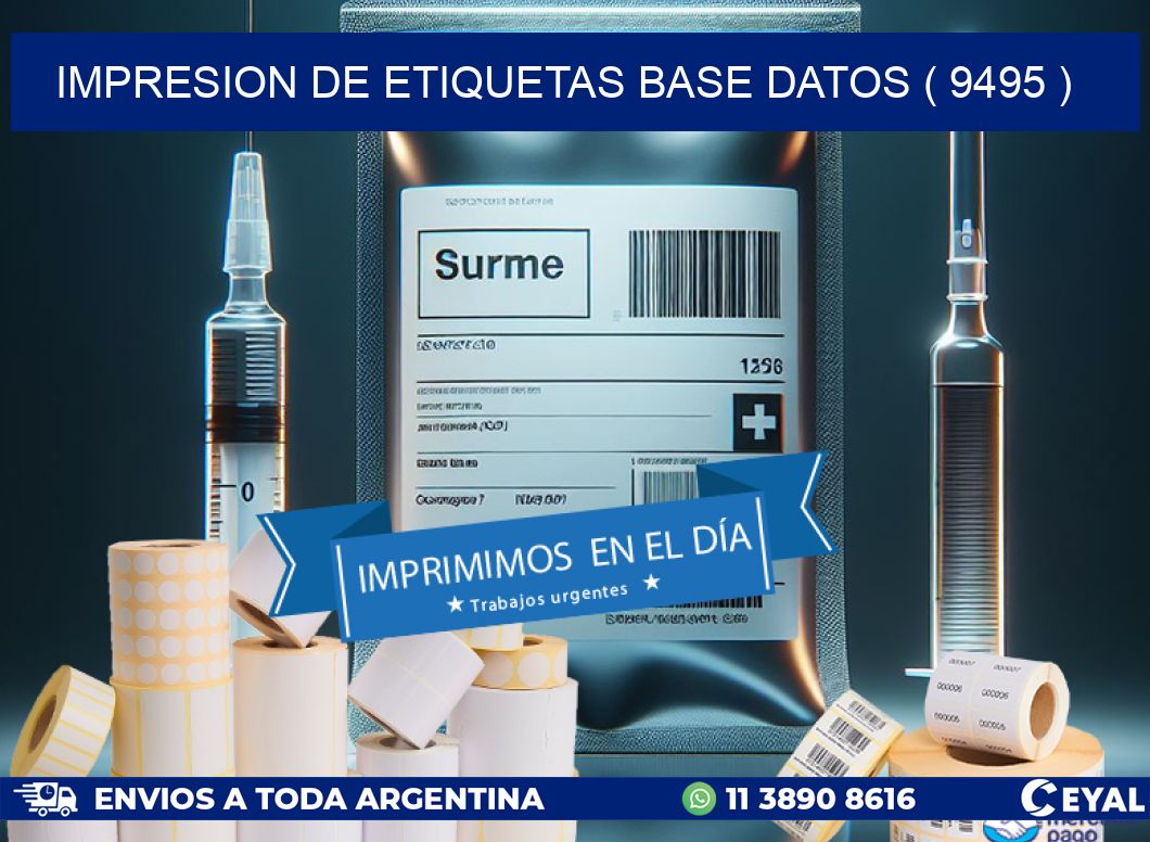 impresion de etiquetas base datos ( 9495 )