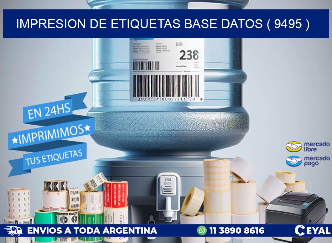 impresion de etiquetas base datos ( 9495 )