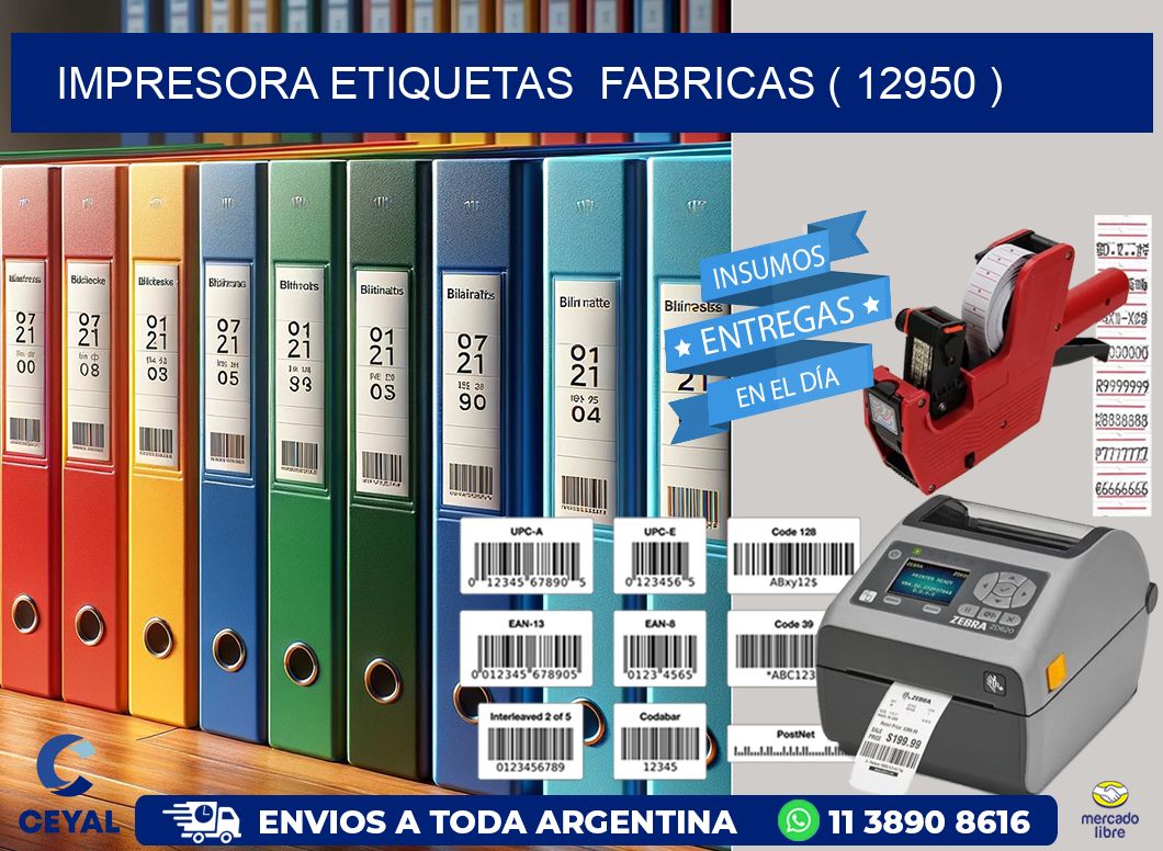 impresora etiquetas  fabricas ( 12950 )