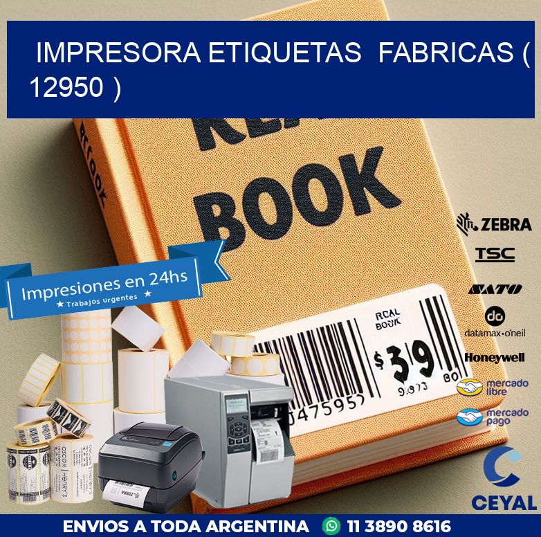 impresora etiquetas  fabricas ( 12950 )