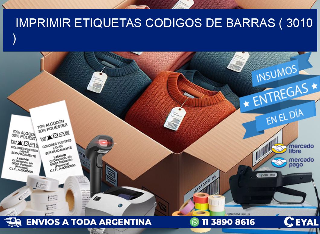 imprimir etiquetas codigos de barras ( 3010 )