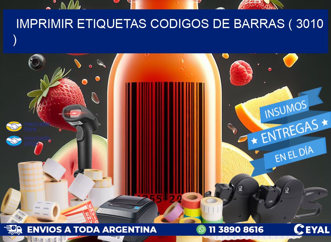 imprimir etiquetas codigos de barras ( 3010 )