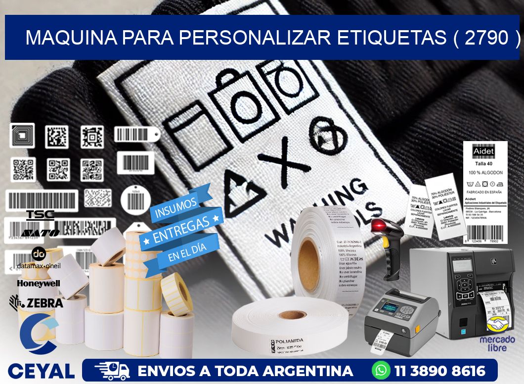 maquina para personalizar etiquetas ( 2790 )