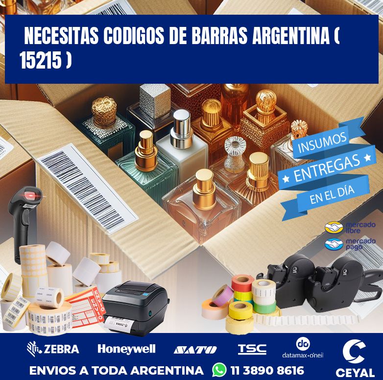 necesitas codigos de barras argentina ( 15215 )