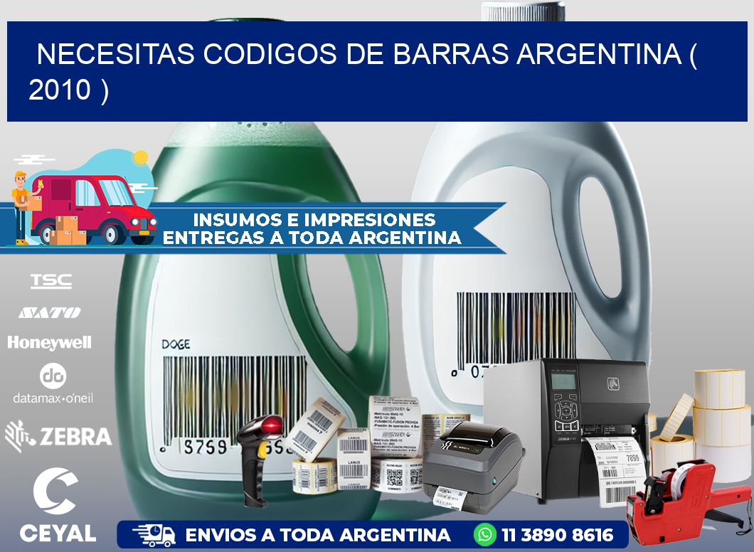 necesitas codigos de barras argentina ( 2010 )