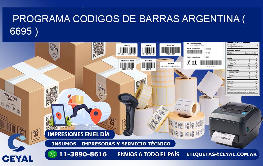 programa codigos de barras argentina ( 6695 )