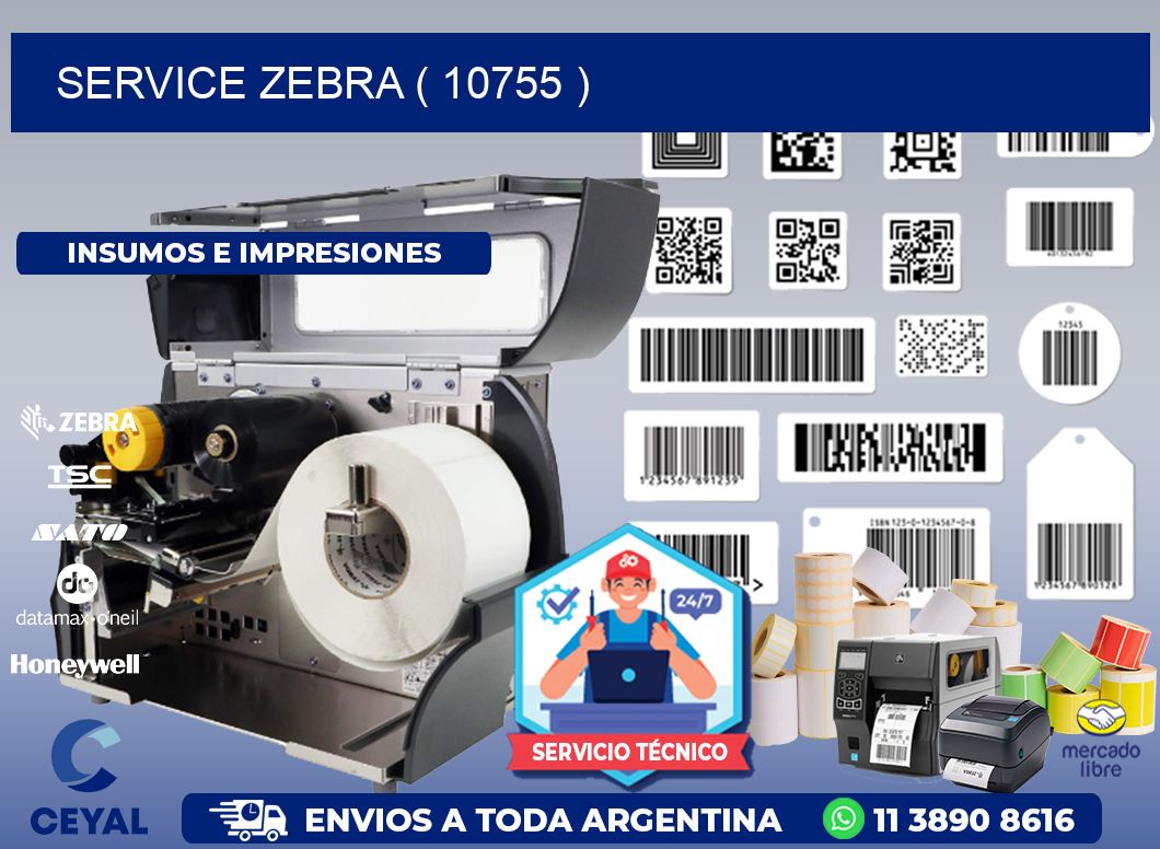 service zebra ( 10755 )