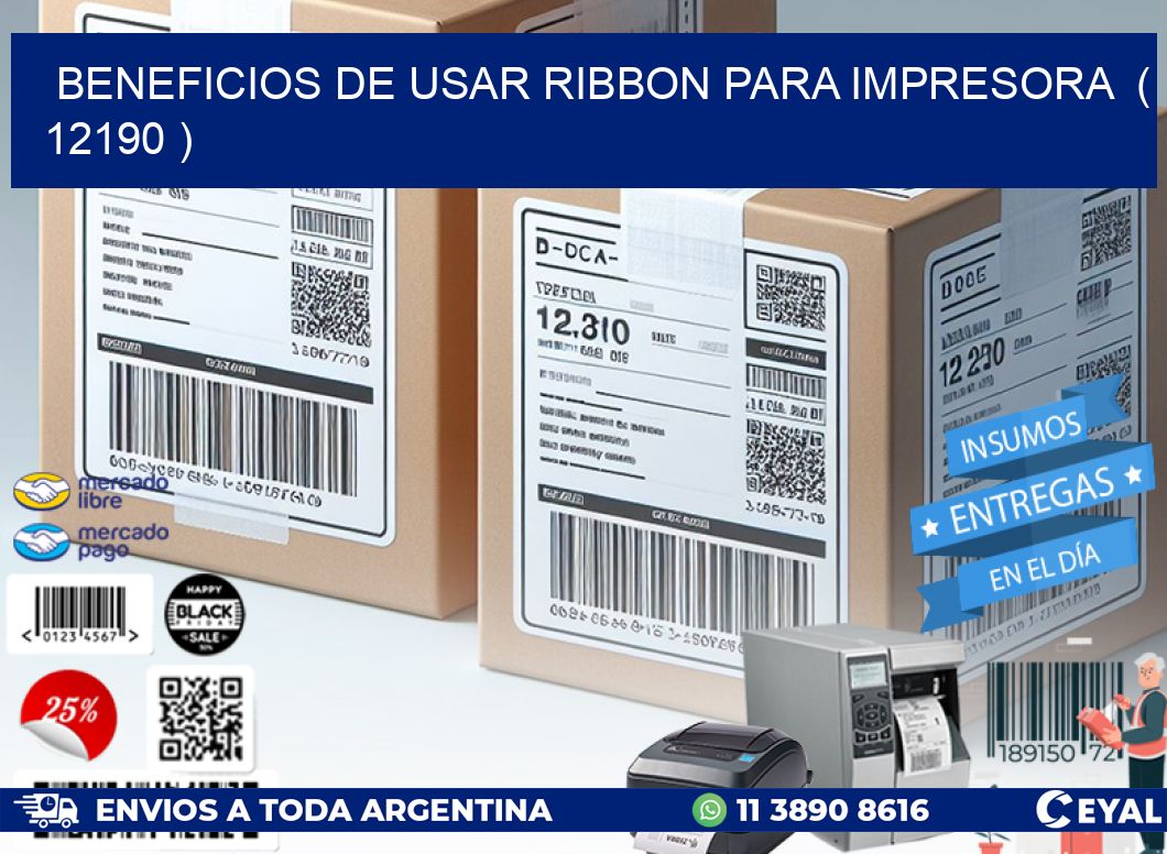 BENEFICIOS DE USAR RIBBON PARA IMPRESORA ( 12190 )