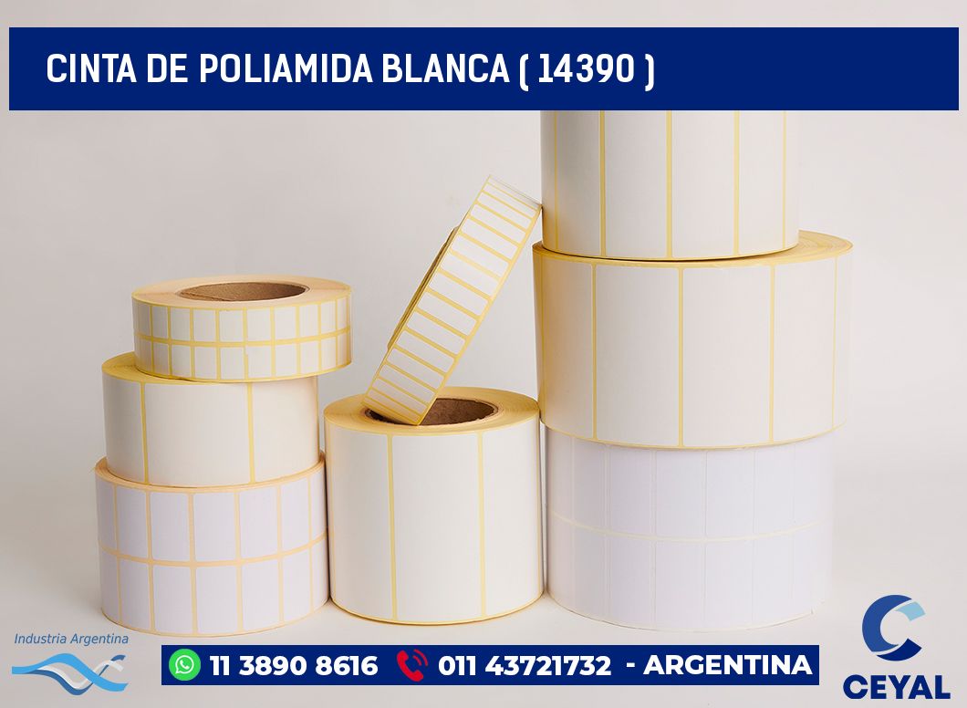 CINTA DE POLIAMIDA BLANCA ( 14390 )