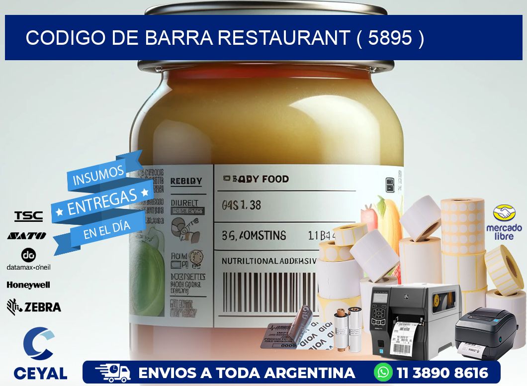 CODIGO DE BARRA RESTAURANT ( 5895 )
