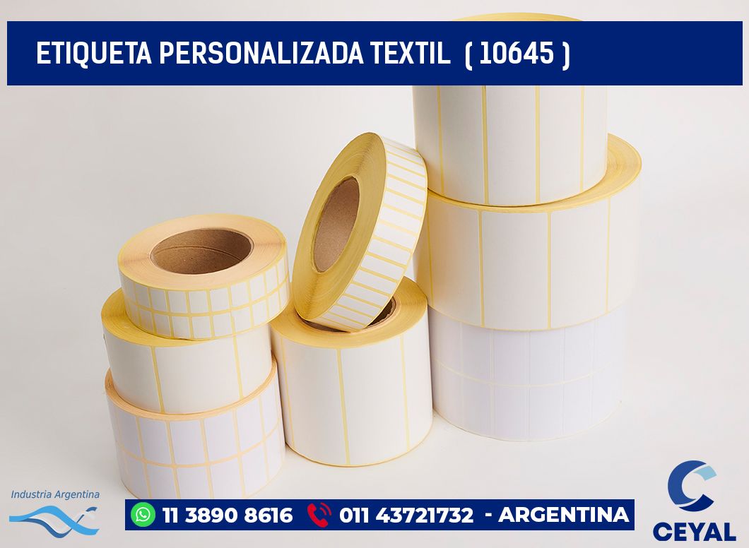 ETIQUETA PERSONALIZADA TEXTIL  ( 10645 )