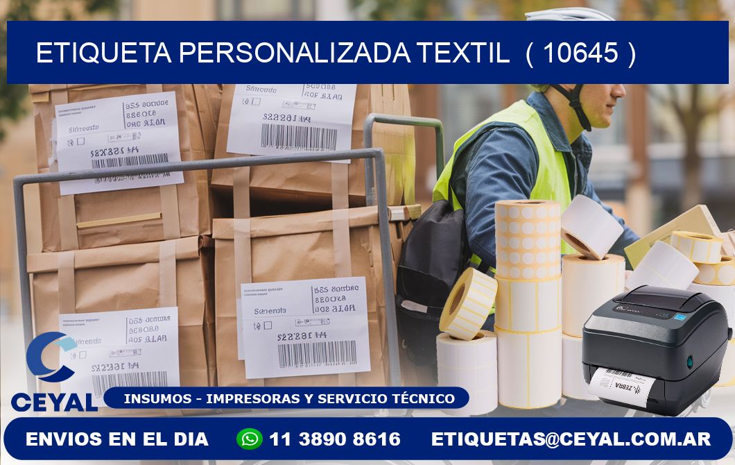 ETIQUETA PERSONALIZADA TEXTIL  ( 10645 )