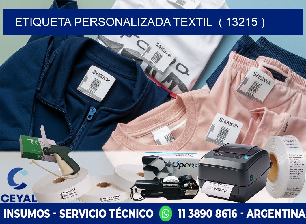 ETIQUETA PERSONALIZADA TEXTIL  ( 13215 )