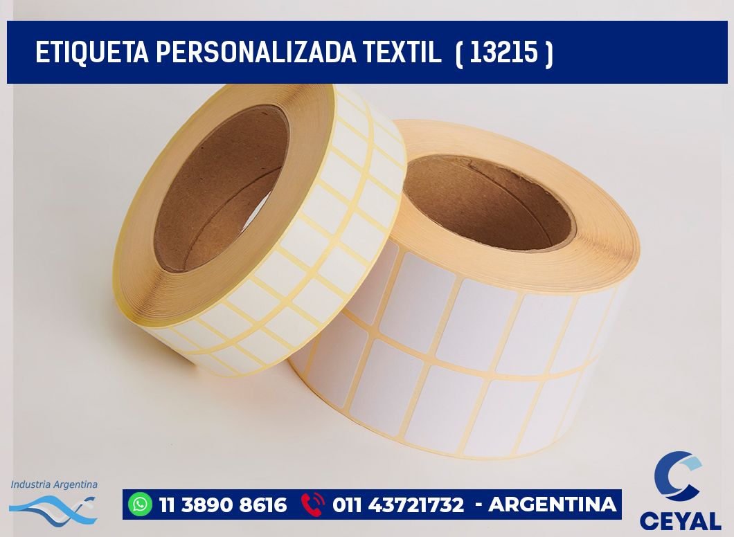 ETIQUETA PERSONALIZADA TEXTIL  ( 13215 )