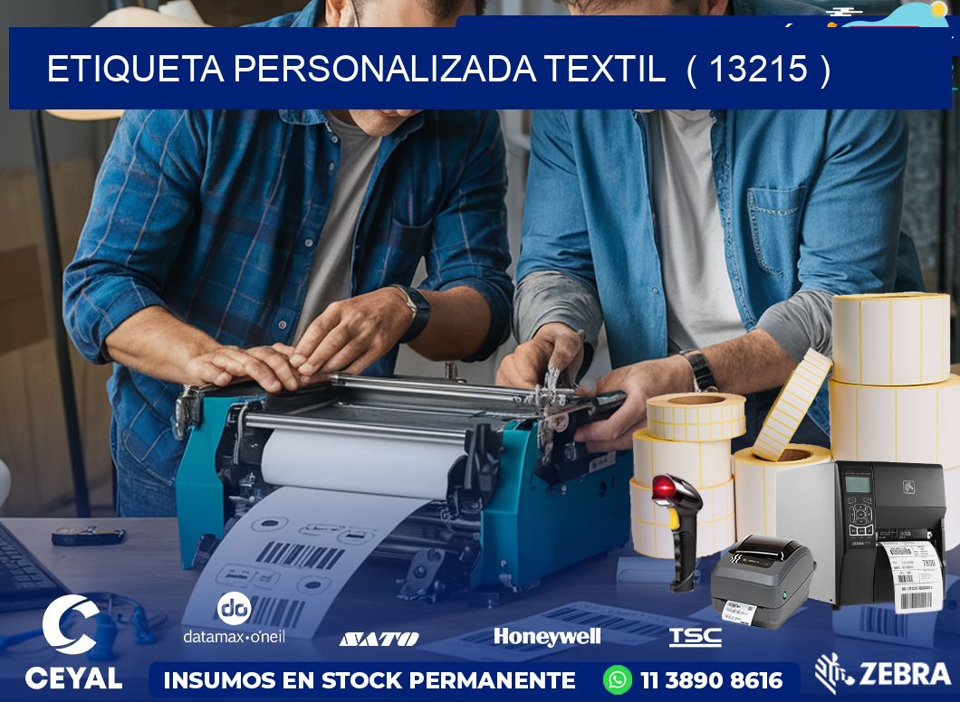 ETIQUETA PERSONALIZADA TEXTIL  ( 13215 )