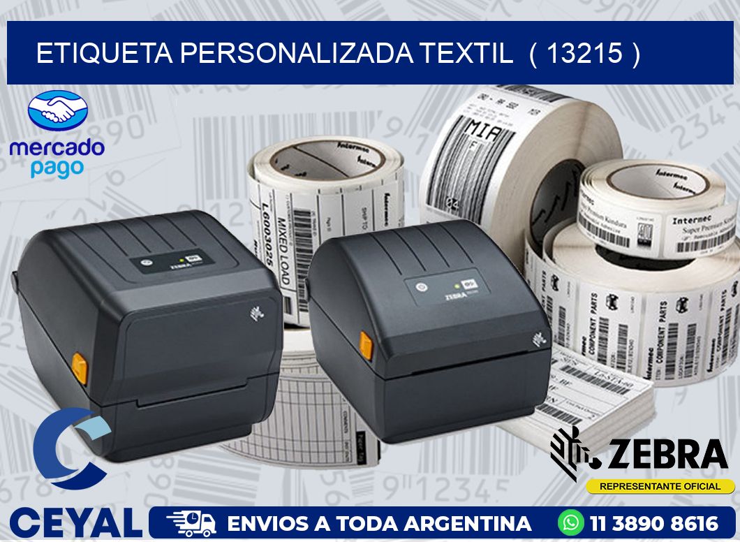 ETIQUETA PERSONALIZADA TEXTIL  ( 13215 )