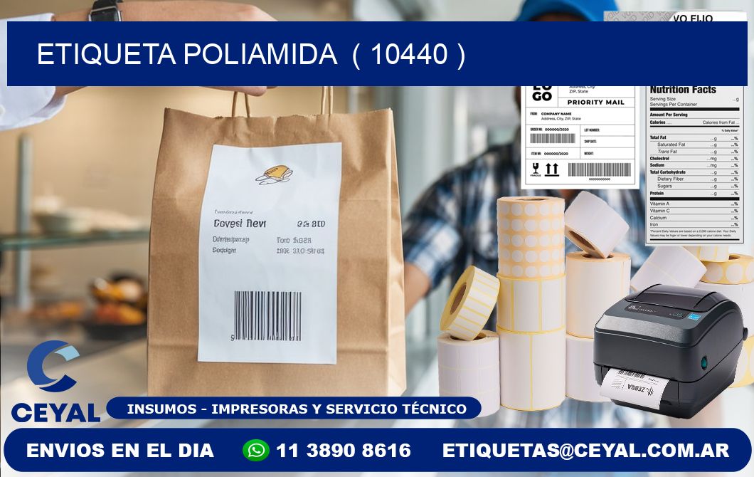 ETIQUETA POLIAMIDA ( 10440 )