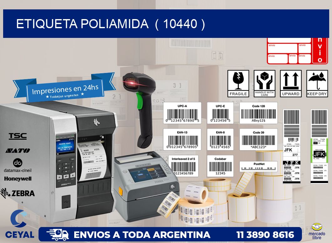 ETIQUETA POLIAMIDA ( 10440 )